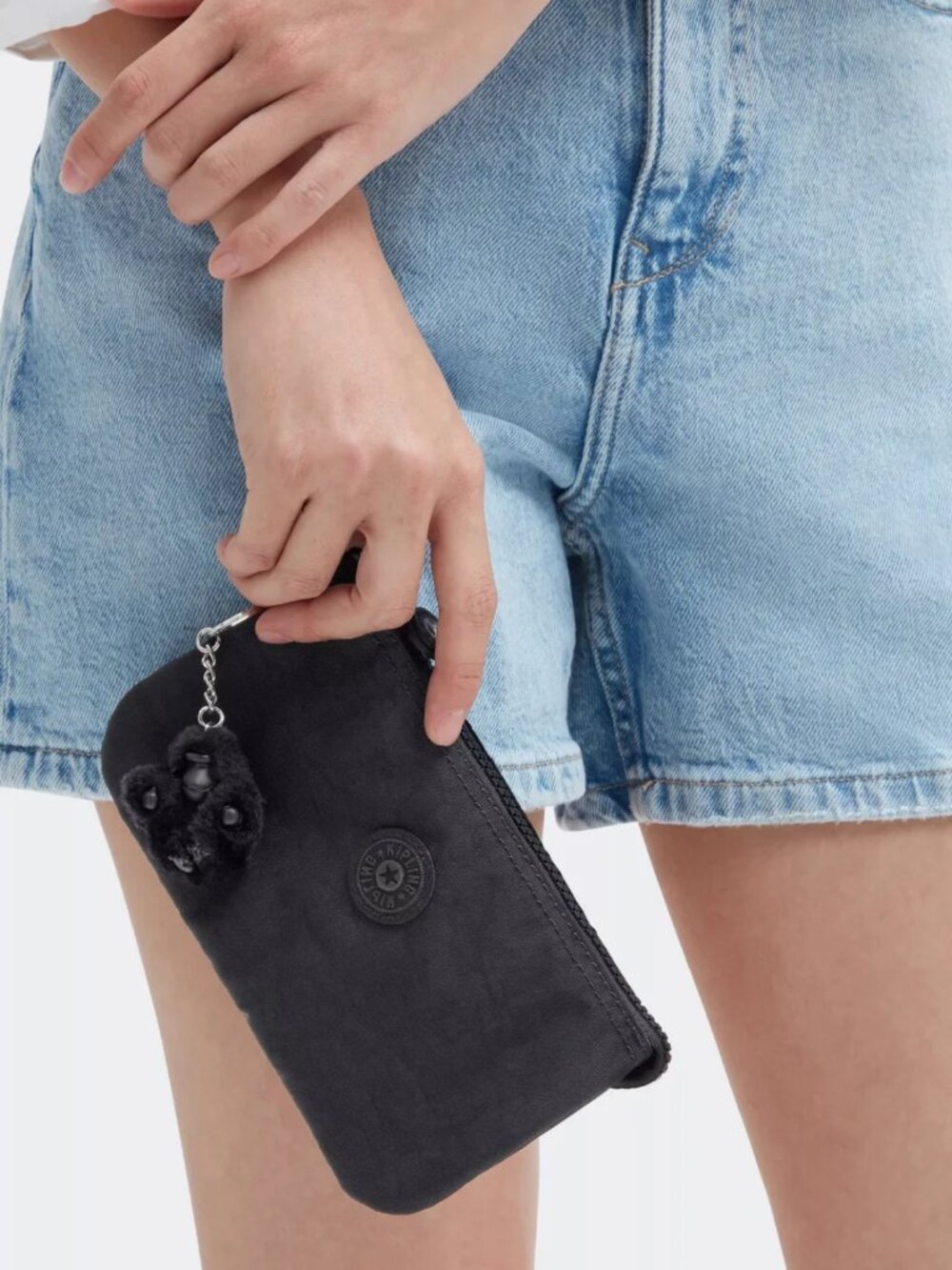 KIPLING Creativity Large Pouch - Black - No Monkey - Picture 4 of 7